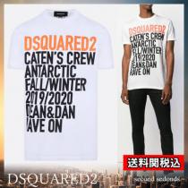 DSQUARED2 ブランドコピー通販 ロゴ プリント Tシャツ ホワイト iwgoods.com:xho5sw