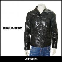 【国内発】DSQUARED2 ブランドコピー商品 ブラック コーティング デニムジャケット iwgoods.com:0vlfgr