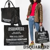 関税・送料込 DSQUARED2 コピーブランド カーフ ロゴ ラージ ショッピングバッグ iwgoods.com:a52fpz