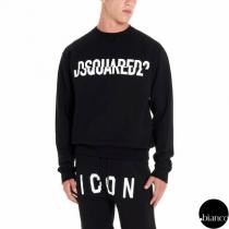 関税込DSQUARED2 ブランド コピー 2019AWロゴスウェット トレーナー クルーネック iwgoods.com:usnldv