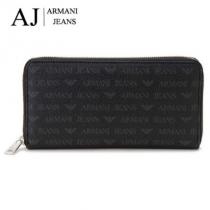 スタイリッシュ！★ ARMANI コピー品 JEANS ★ ラウンドファスナー 長財布 iwgoods.com:t9qiza