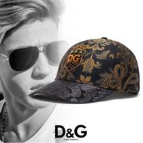 Dolce & Gabbana ブランド コピー ジャカード エンブレムパッチ キャップ iwgoods.com:30seg8