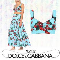 19SS Dolce&Gabbana ブランドコピー商品ドルチェ&ガッバーナ ブランドコピー チェリー柄ビスチェ iwgoods.com:7s90xg