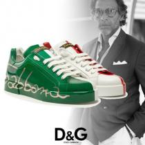 Dolce & Gabbana ブランドコピー通販 PORTOFINO 3カラー レザー スニーカー iwgoods.com:aqdv91