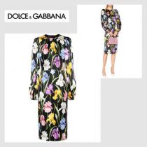 ☆Dolce&Gabbana 激安スーパーコピー☆Sale!! アイリス柄・ミディドレス♪ IT36/42 iwgoods.com:uohwp3