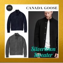 CANADA Goose コピー品★BLメリノウールカーディガンSilvertown...