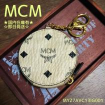 MCM ブランドコピー通販 コインケース キーリング付 ベージュ 即発 MYZ7AV...
