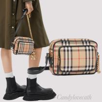 BURBERRY コピー品 ヴィンテージチェック コットン カメラバッグ iwgoods.com:1nlbaf-1