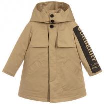 大人OK☆【BURBERRY ブランドコピー】ユニセックス ベージュ カーコート3Y-14Y iwgoods.com:2j7r3k-1