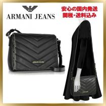 ◇ ARMANI コピー品 JEANS ◇ Faux Leather Crossbo...