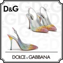 19SS《Dolce&Gabbana ブランド コピー》スリングバックパンプ...