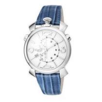 ガガ ミラノ 時計 THIN CHRONO 46MM 腕時計 ブルー/ホワイト iw...