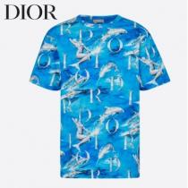 【DIOR ブランドコピー商品】(メンズ)プリントコットンTシャツDIOR ブランド...