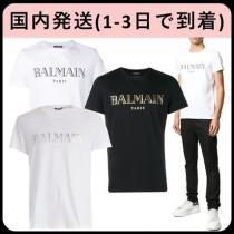 【関税込】国内即発 バルマン 偽物 ブランド 販売 ロゴプリント 半袖Tシャツ iw...