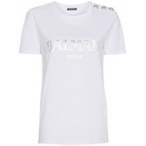 BALMAIN スーパーコピー 代引 // COTTON T-SHIRT WITH ...