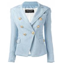 BALMAIN 激安スーパーコピー // DENIM BLAZER デニムダブルジャ...