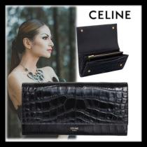 新作【CELINE コピー品】クロコダイル型押しカーフウォレット完売必須 iwgoo...