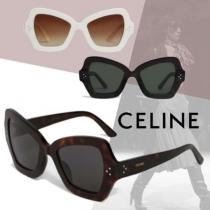 新作☆【CELINE 激安スーパーコピー】バタフライ サングラス / アセテート 3...