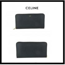 【CELINE 激安コピー(セリーヌ ブランドコピー商品)】ブラック レザーウォレッ...