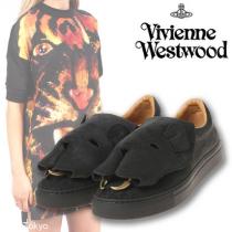 Vivienne WESTWOOD ブランドコピー ♡ タイガー スウェード スリッ...