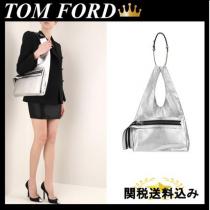 ★関税送込★TOM FORD 激安スーパーコピー★ラミネート レザー シティ バッグ...