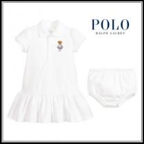 Polo Ralph Lauren コピーブランド◆ガールズ コットン ワンピースセ...