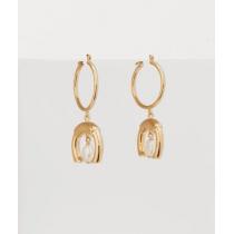 クロエ ブランドコピー通販 darcey earrings シルバー/ゴールド iw...