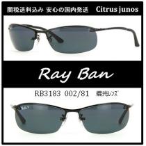 【送関込】Ray Ban サングラス RB3183 002/81 偏光レンズ iwg...