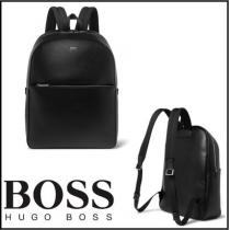 【HUGO BOSS 激安スーパーコピー(ヒューゴ ボス)】フルグレインレザーバック...