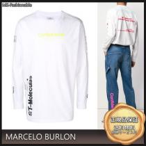 [SALE]送料込み◆MARCELO Burlon 偽物 ブランド 販売 ロゴ スウ...