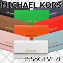 【即発】MICHAEL Kors 激安コピー 長財布 35S8GTVF7L JET ...