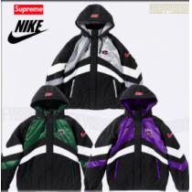 SUPREME x NIKE Nylon Hooded Sport Puffy Ja...