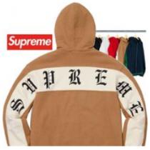 Supreme Old English Stripe Zip Up Sweatshi...