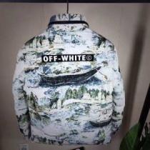 メンズ ダウンジャケット 流行り廃りのないデザイン  Off-White 暖かおしゃ...