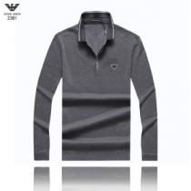 長袖Tシャツ 3色可選 アルマーニ ARMANI 暖かくてナチュラルな雰囲気 2020秋冬の新作 iwgoods.com rKXvSz-1