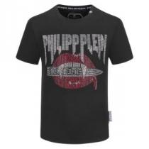 フィリッププレイン2色可選  大人着映えコーデ  PHILIPP PLEIN 地味になりがちなコーデを一新 半袖Tシャツ iwgoods.com K9DKnq-1