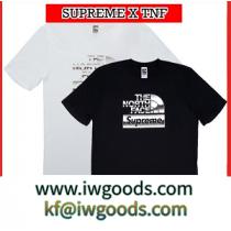 SUPREME /The North Faceコラボtシャツ人気ノースフェイススーパーコピー半袖使い勝手簡単デザイン iwgoods.com G9Pr8n-1
