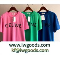 2022春夏★Celineｔシャツコピーセリーヌ人気エレガント高級ファッション鮮やかな半袖 iwgoods.com qqquii-1