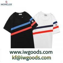 先取り2022ssファッション MONCLERコピー モンクレール半袖Tシャツ シンプルで着心地よい 夏に欠けない iwgoods.com beiKra-1