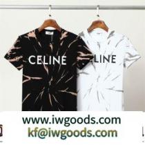半袖Tシャツ 2色可選 ラウンドネック 収縮性のある CELINEコピー 耐久性のある お洒落に魅せる 2022春夏 iwgoods.com mm8zay-1