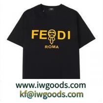 FENDI人気ランキング2022SS新作 フェンディスーパーコピー 半袖Tシャツ 2色可選 モードな魅力がたっぷり iwgoods.com K59fiy-1