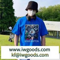 絶対に抑えておこう! LOUIS VUITTON ルイヴィトン 偽物半袖Tシャツ 特別なプリント 個性的でモードな表情 iwgoods.com uODWvu-1