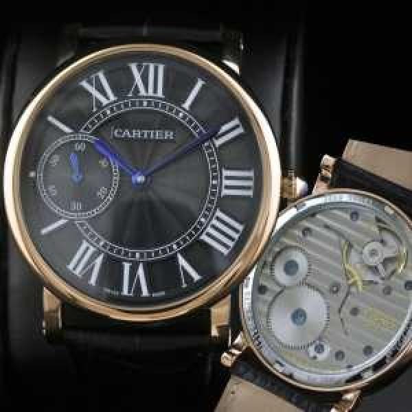 スゴイ人気  半自動卷  CARTIER カルティエ 男性用腕時計 メードインジャパンクオーツ 2針  44mm  メンズ腕時計