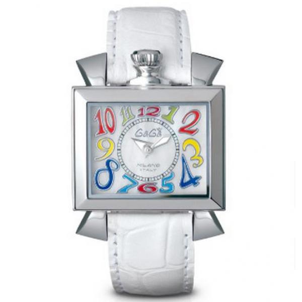 高品質なガガミラノ 時計 コピーナポレオーネ40mm ホワイトレザー腕時計