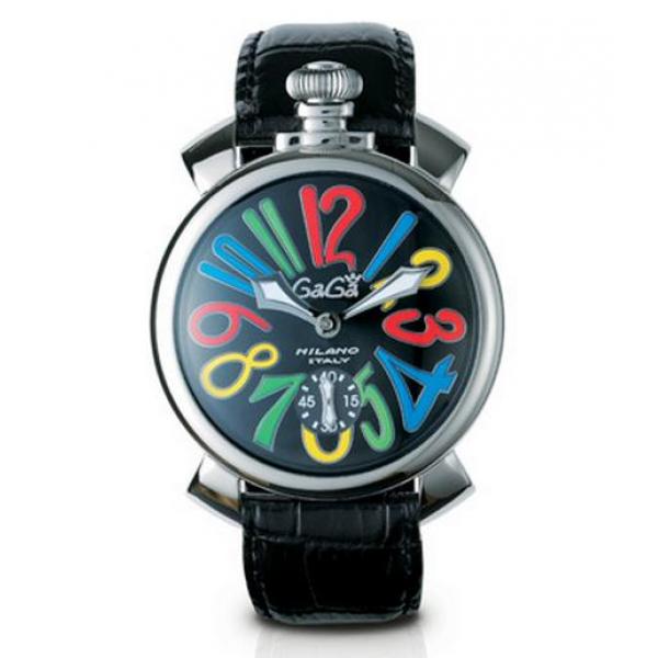 質感が魅力的なGaGa MILANOブランド時計 偽物マニュアーレ マヌアーレ 48mm ブラック