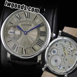 高級腕時計 半自動卷  CARTIER カルティエ 男性用腕時計 メードインジャパンクオーツ 2針  44mm  メンズ腕時計 www.iwgoods.com