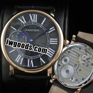 スゴイ人気  半自動卷  CARTIER カルティエ 男性用腕時計 メードインジャパンクオーツ 2針  44mm  メンズ腕時計 www.iwgoods.com
