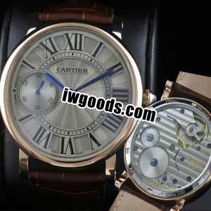 新着 半自動卷  CARTIER カルティエ 男性用腕時計 メードインジャパンクオーツ 2針  44mm  メンズ腕時計 www.iwgoods.com