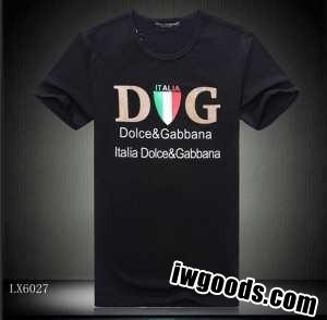 2022春夏 Dolce&Gabbana ドルチェ＆ガッバーナ Uネック スゴイ人気☆NEW!! 半袖Tシャツ 2色可選 www.iwgoods.com