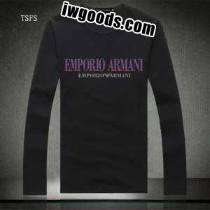 2021秋冬 贈り物に ARMANI アルマーニ 人気通販  長袖 Tシャツ www.iwgoods.com
